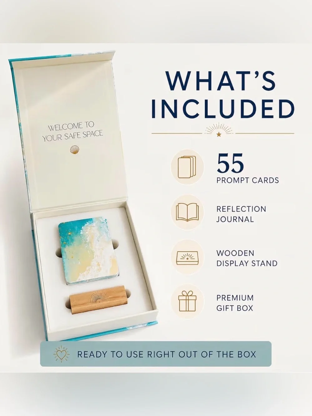 Resilient Brilliance Meditation, Journal and Affirmations Boxed Set NWT
